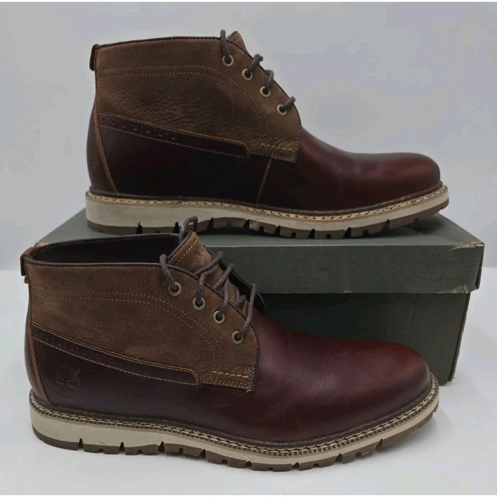 Timberland Mens BRITTON Chukka Boot Shoe Wheat Leather Waterproof 11